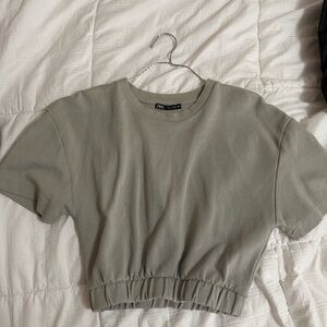 Zara sage green Women's co-ord set